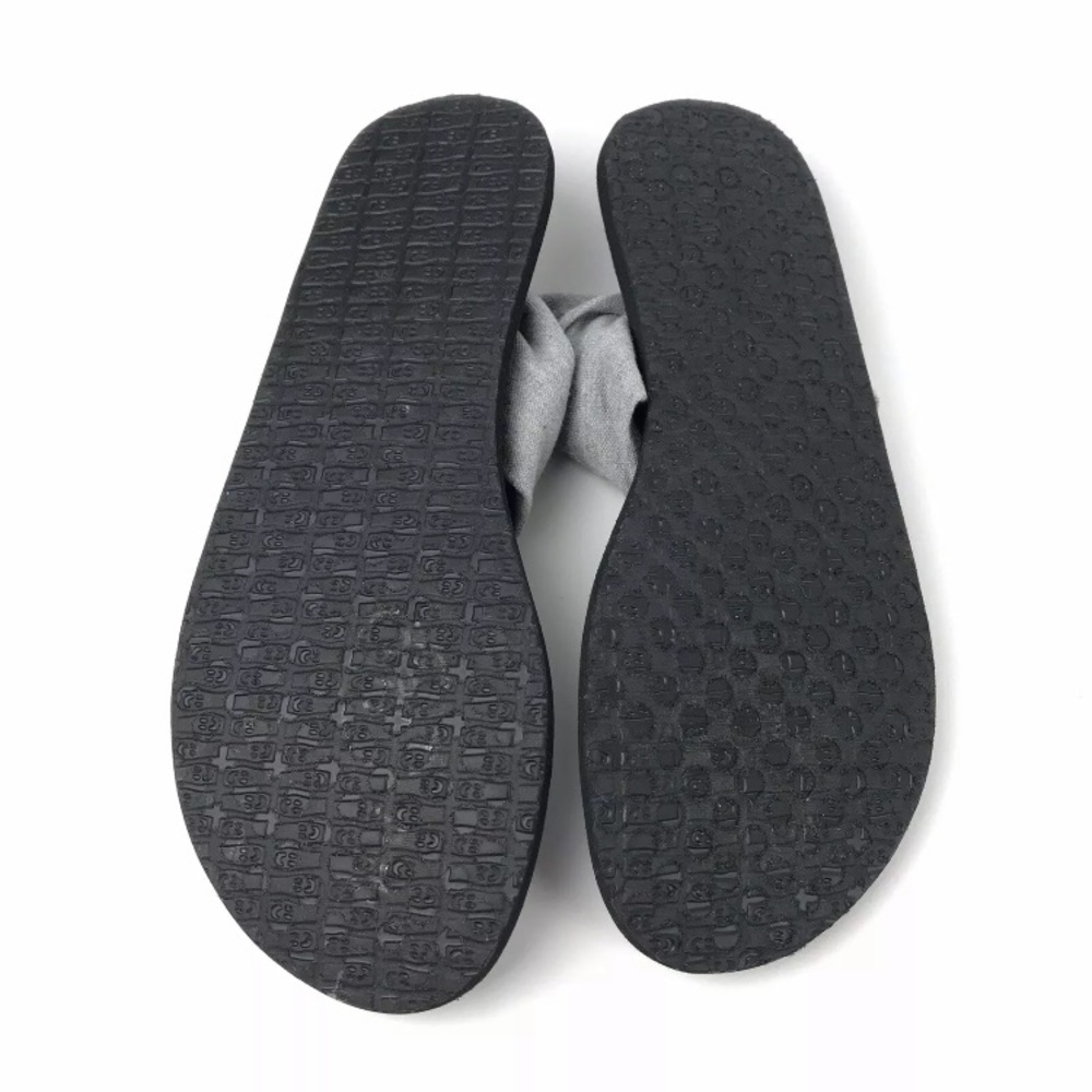 NEW Sanuk Black Gray Yoga Sling 2 Sandals Flats 10 - Picture 8 of 8